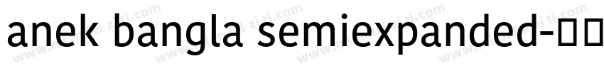 anek bangla semiexpanded字体转换